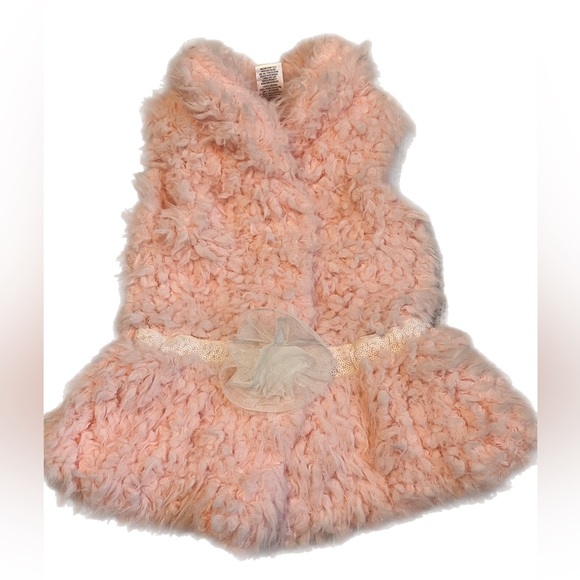 Little Lass Other - Girl's Little Lass faux fur vest